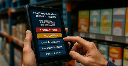 FDA/CPSC Violation History Tracke